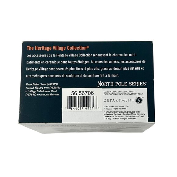 Department 56 North Pole Series "A Happy Harley Day" - Vintage - 1999 - Picture 9 of 10